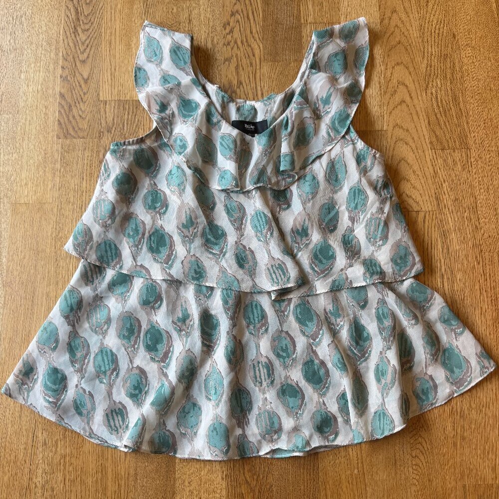 Mossimo Tiered Layered Tank Top Size Small